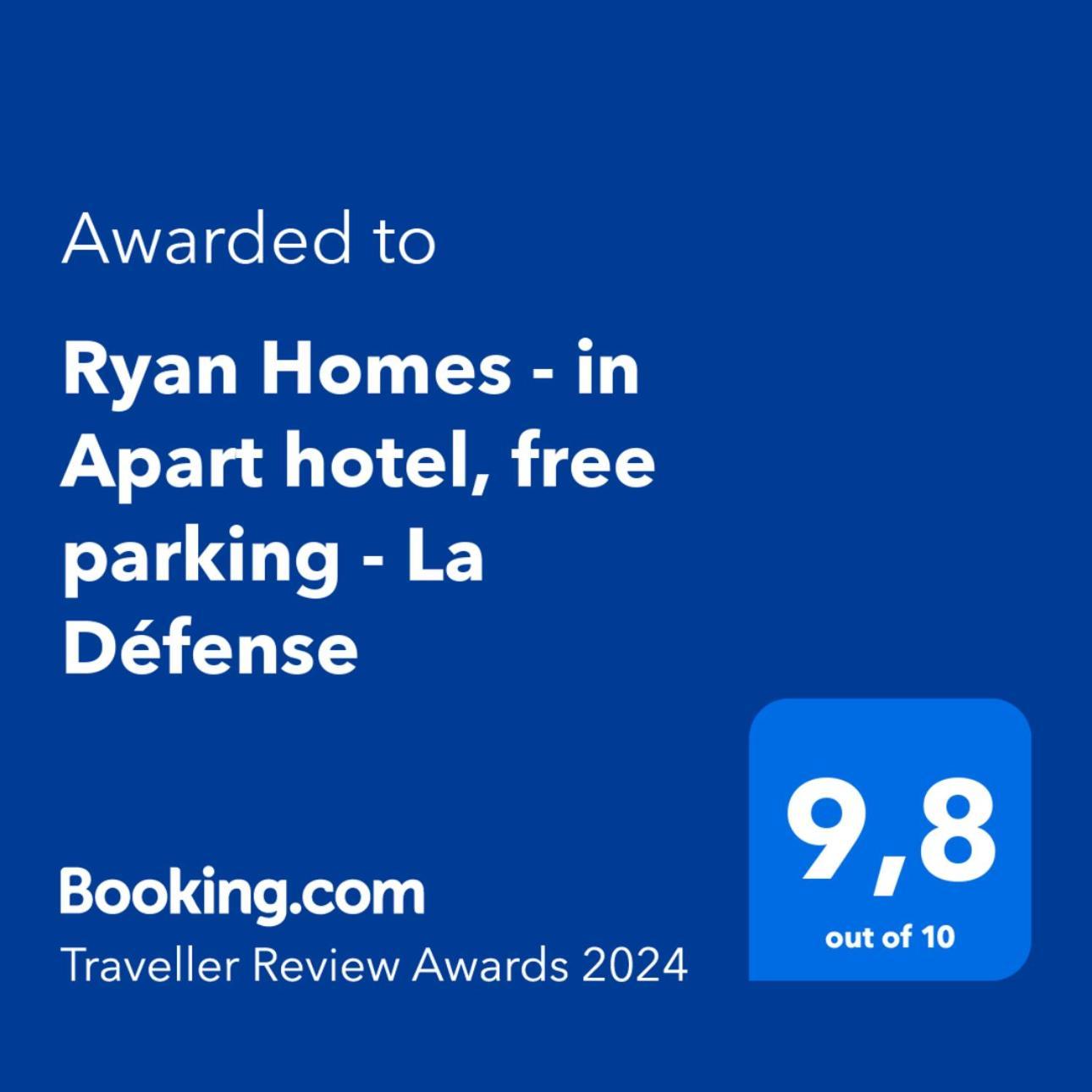 Ryan Homes - In Apart Hotel, La Defense Courbevoie Exterior photo